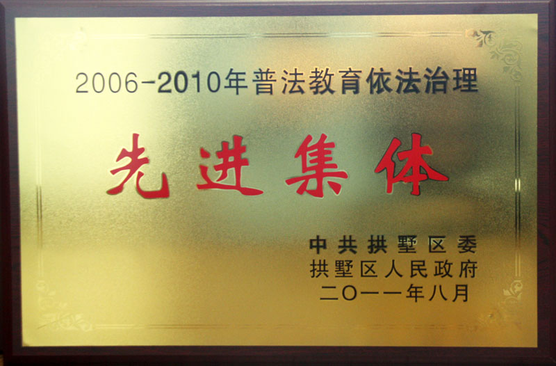 2006-2010年普法教育依法治理先进整体
